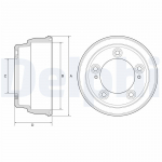 Piduritrummel DELPHI BF645