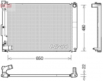 Radiaator,mootorijahutus DENSO DRM51012