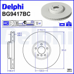 Piduriketas DELPHI BG9417BC