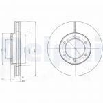 Piduriketas DELPHI BG4209