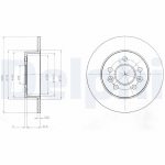 Piduriketas DELPHI BG3552