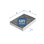 Filter,salongi&otilde;hk UFI 54.291.00
