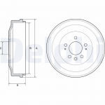 Piduritrummel DELPHI BF558