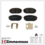 Piduriklotsi komplekt,ketaspidur ZIMMERMANN 26493.175.2