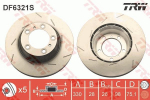 Piduriketas TRW DF6321S