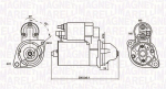 Starter MAGNETI MARELLI MQS1412