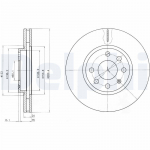 Piduriketas DELPHI BG3569