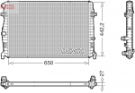 Radiaator,mootorijahutus DENSO DRM32058