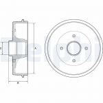 Piduritrummel DELPHI BFR538