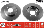 Piduriketas TRW DF4035