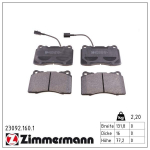 Piduriklotsi komplekt,ketaspidur ZIMMERMANN 23092.160.1