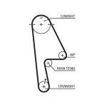 Hammasrihm GATES 5529XS