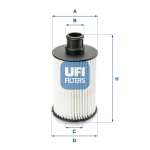 &Otilde;lifilter UFI 25.073.02