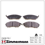 Piduriklotsi komplekt,ketaspidur ZIMMERMANN 23698.170.1
