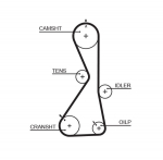 Hammasrihm GATES 5481XS