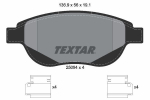 Piduriklotsi komplekt,ketaspidur TEXTAR 2509401