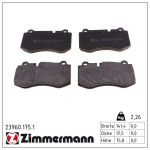 Piduriklotsi komplekt,ketaspidur ZIMMERMANN 23960.175.1
