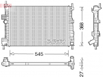 Radiaator,mootorijahutus DENSO DRM10009