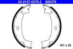 Piduriklotside komplekt,seisupidur ATE 03.0137-0379.2