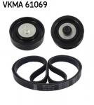 Soonrihmakomplekt SKF VKMA 61069