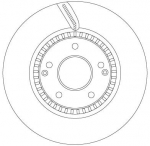 Piduriketas TRW DF6883S