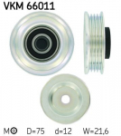 Rihmapinguti,soonrihm SKF VKM 66011
