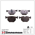 Piduriklotsi komplekt,ketaspidur ZIMMERMANN 21487.970.1