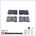Piduriklotsi komplekt,ketaspidur ZIMMERMANN 25850.160.1