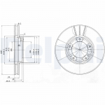 Piduriketas DELPHI BG2423