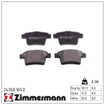 Piduriklotsi komplekt,ketaspidur ZIMMERMANN 24260.165.2