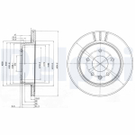 Piduriketas DELPHI BG3542