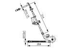 Pidurivoolik BOSCH 1 987 481 427