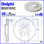 Piduriketas DELPHI BG5163C