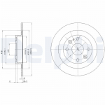 Piduriketas DELPHI BG2805