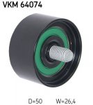 Seade-/juhtrull,soonrihm SKF VKM 64074