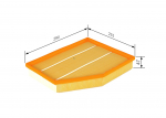 &Otilde;hufilter BOSCH 1 457 433 094