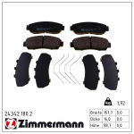 Piduriklotsi komplekt,ketaspidur ZIMMERMANN 24342.180.2