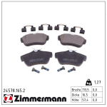Piduriklotsi komplekt,ketaspidur ZIMMERMANN 24578.165.2