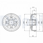 Piduritrummel DELPHI BF324