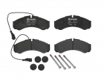 Piduriklotsi komplekt,ketaspidur BREMBO P 56 069