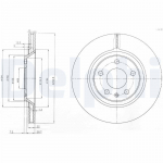 Piduriketas DELPHI BG3997