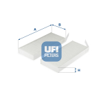 Filter,salongi&otilde;hk UFI 53.311.00
