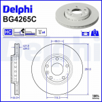 Piduriketas DELPHI BG4265C