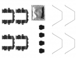 Lisakomplekt, ketaspiduriklotsid TEXTAR 82543600