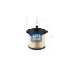 K&uuml;tusefilter UFI 26.074.00