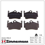 Piduriklotsi komplekt,ketaspidur ZIMMERMANN 24541.155.9