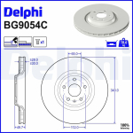 Piduriketas DELPHI BG9054C
