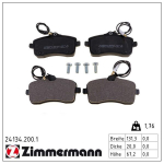Piduriklotsi komplekt,ketaspidur ZIMMERMANN 24134.200.1