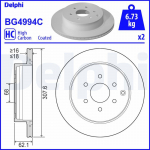 Piduriketas DELPHI BG4994C