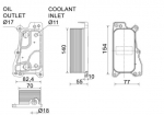 &Otilde;liradiaator,mootori&otilde;li MAHLE CLC 235 000P